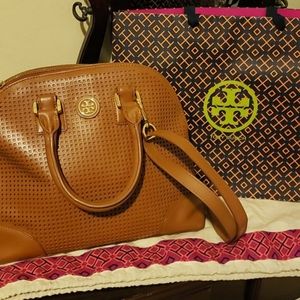 Tory Burch Camel Color Dome Satchel